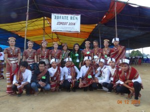 Chin Cultural Group Participates in Zofest in India