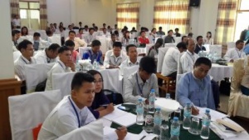 Journalists at the Southern Myanmar Journalists Forum