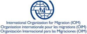 Logos of the International Organization for Migration