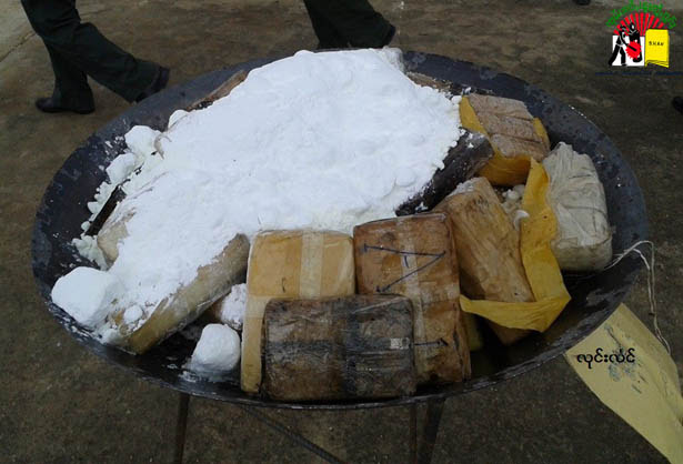 UWSA ဟွေ့အော့် ဌာနချုပ်၌ မူးယစ် ဆေးဝါးများ မီးရှို့ ဖျက်ဆီးသည့် အခမ်းအနား UWSA ဟွေ့အော့် ဌာနချုပ်၌ မူးယစ် ဆေးဝါးများ မီးရှို့ ဖျက်ဆီးသည့် အခမ်းအနား