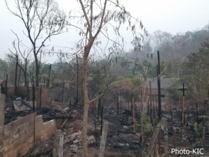 mae la refugee camp burnt