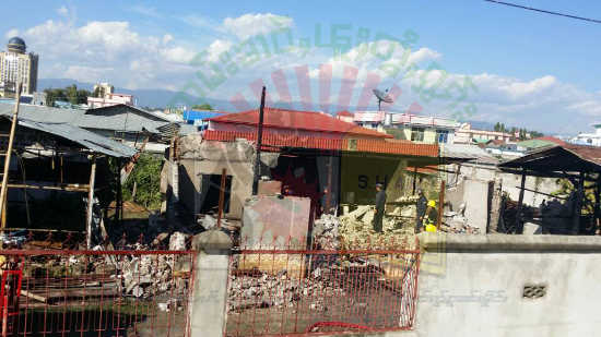 Aftermath of Fire Started by Yaba User Sai Than Maung