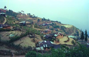 Falam Cinmual Football Field Centre Right  Legacy of WW1
