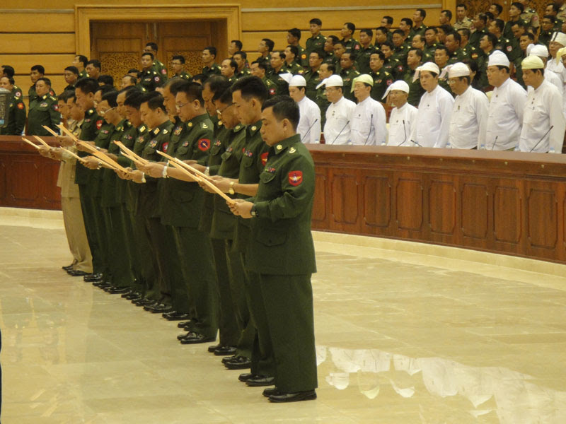 Mizzima Military MPs Condemned for Not Wanting to Amend Veto Power Option