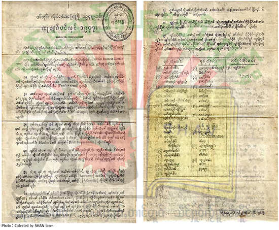 001- Panglong agreement in SHAN