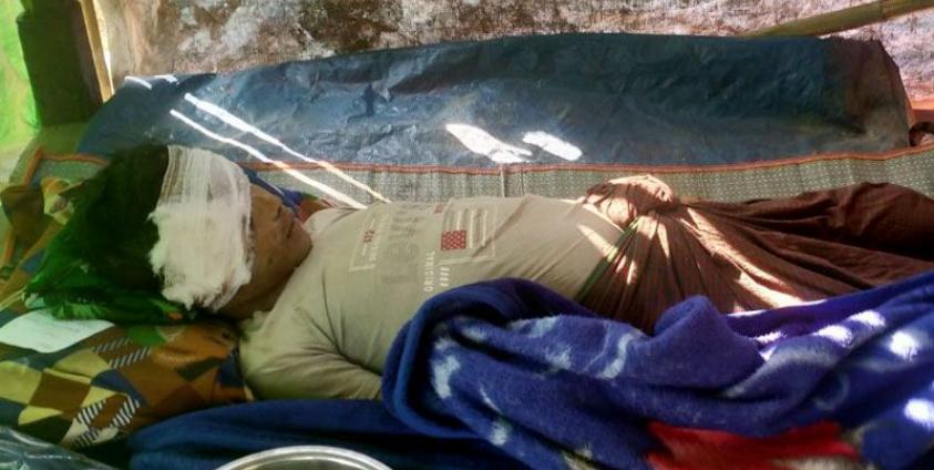 ဖေဖော်ဝါရီလ ၂ ရက်နေ့က မောင်တောမြို့နယ်တွင် မိုင်းပေါက်ကွဲမှုကြောင့် သေဆုံးသွားသည့် ၅ တန်းကျောင်းသား။