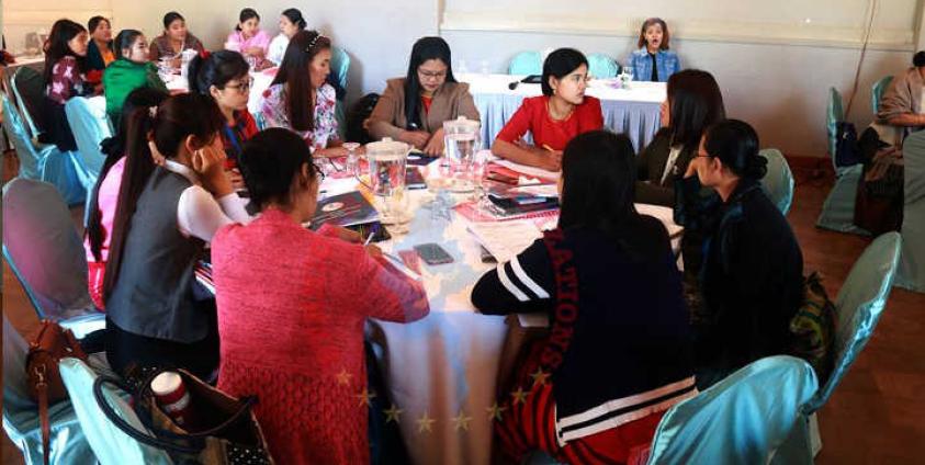 NCA-S EAO အမျိုးသမီးခေါင်းဆောင်များ၏ အလုပ်ရုံဆွေးနွေးပွဲ(NCA-S EAO)