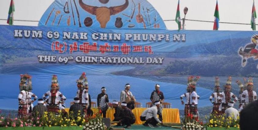 ဓာတ်ပုံ – ဖလမ်းမြို့တွင် ကျင်းပခဲ့သည့် ၆၉ နှစ်မြောက် ချင်းအမျိူးသားနေ့ပုံ