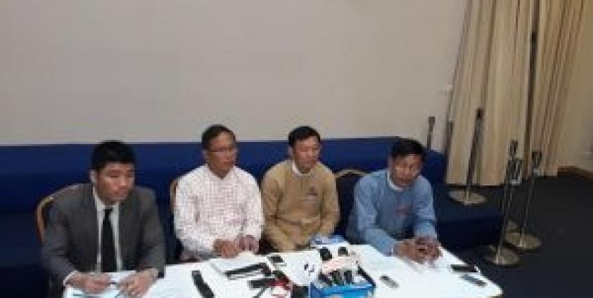  ငြိမ်းချမ်းရေးကော်မရှင် PC နှင့် DPN ဆဌမအကြိမ်ဆွေးနွေးပွဲအပြီး သတင်းစာရှင်းလင်းစဉ် (MNA)