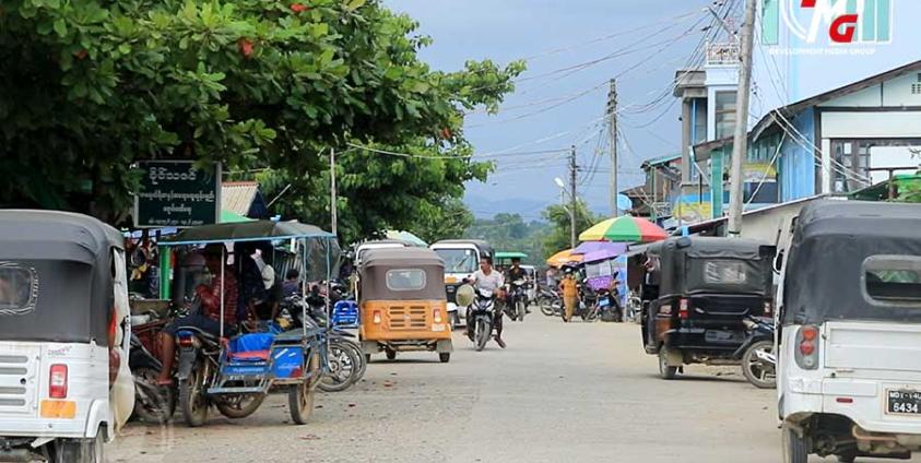 Photo: (DMG) Kyauktaw Town, pictured in 2022.