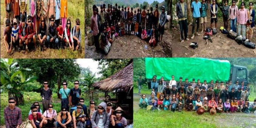 ဓာတ်ပုံ - (အာရက္ခမှုခင်းနှင့် သတင်းထုတ်ပြန်ရေး / DLEPS က ထုတ်ပြန်လာသည့် ယခုနှစ်အတွင်း ရခိုင်မှ ထွက်ခွာစဉ် ဖမ်းဆီးခံထားရသူများ)
