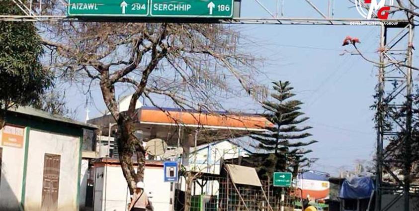 လောင်တလိုင်မြို့ တစ်နေရာကို ၂၀၂၅ ခုနှစ်အတွင်း တွေ့ရစဉ်။ / DMG
