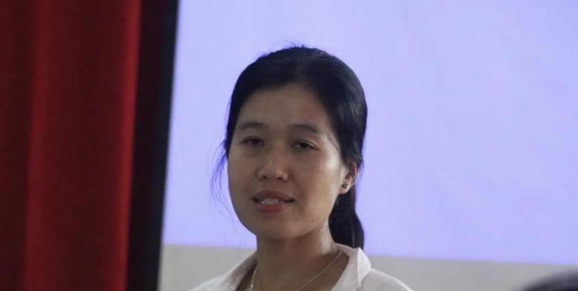 KNPP ပါတီ၏ ပထမဆုံး အမျိုးသမီး အတွင်းရေးမှူး (၂) ဖြစ်လာသူ မော်သဲမာ။ / Credit