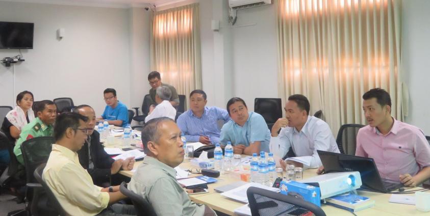 Meeting of the national level political talk’s TOR drafting work group (Photo: Hla Maung Shwe).