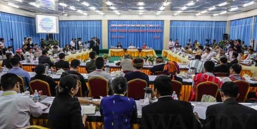 Conference of ethnic armed organizations in Laiza, Kachin State (Photo: Internet)