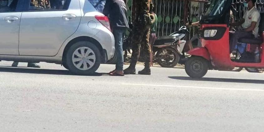 မြစ်ကြီးနားမြို့အတွင်း မြင်ရတဲ့ စစ်ကောင်စီတပ်ဖွဲ့ (ပုံဟောင်း)