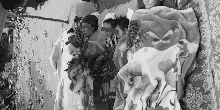   အသတ်ခံရသော မိသားစုဝင်များ (ဓါတ်ပုံ – RVA Kachin)  