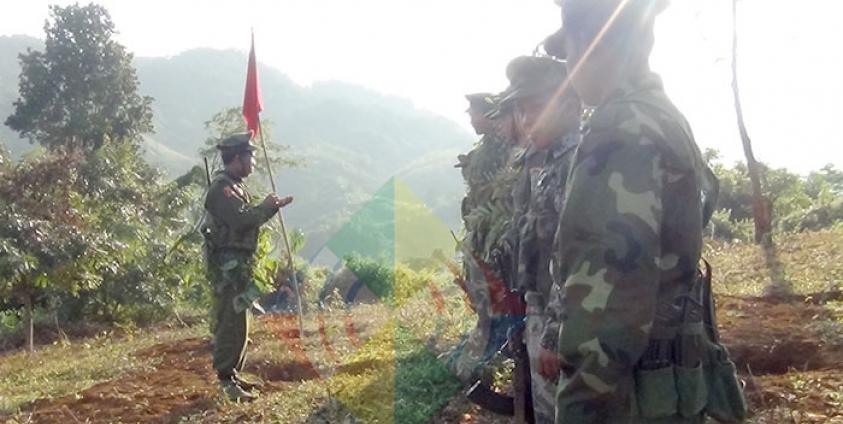 Kachin Troops near the Frontline
