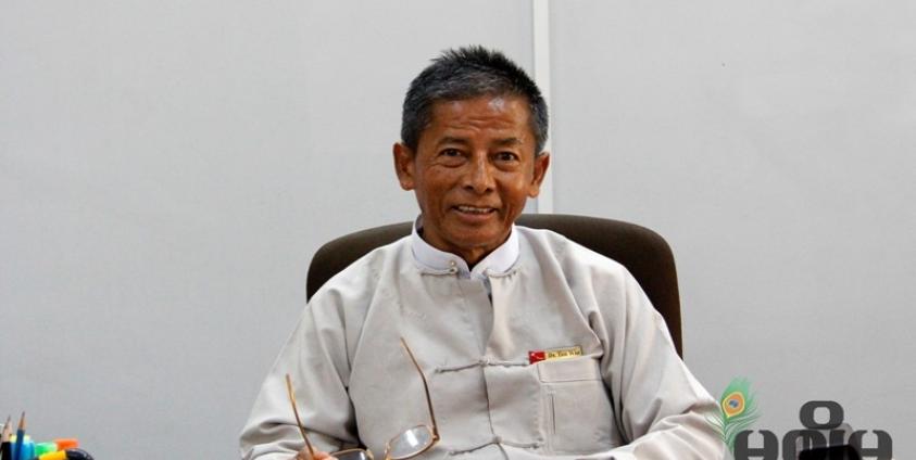 စိုက်ပျိုးရေး၊ မွေးမြူရေးနှင့် ဆည်မြောင်းဝန်ကြီးဌာန ဒုတိယဝန်ကြီးဖြစ်သူ ဒေါက်တာထွန်းဝင်းအား ၂၀၁၆ခုနှစ်၊ မေလ ၁၀ရက်တွင် တွေ့ရစဉ်(ဓာတ်ပုံ- မင်းမင်း/မဇ္ဈိမ)