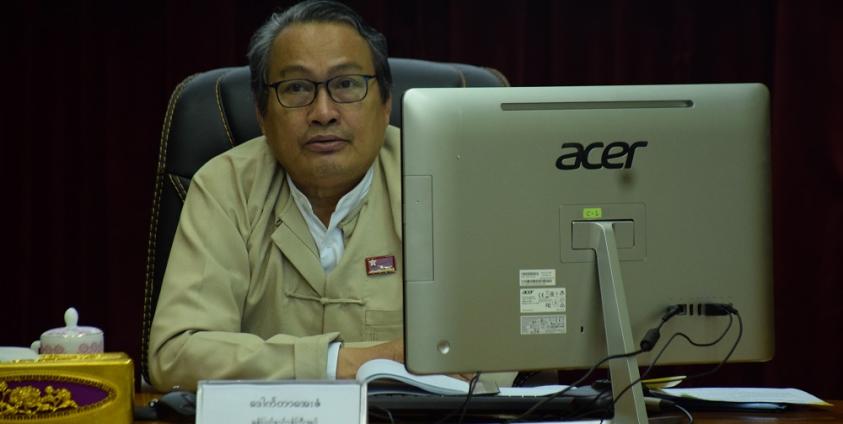 Photo- မွန်ပြည်နယ်ဝန်ကြီးချုပ် ဒေါက်တာအေးဇံ (MNA)