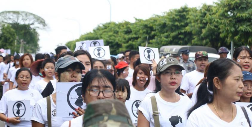 မော်လမြိုင်မြို့ သက်ငယ်မုဒိမ်းမှုပပျောက်ရေးဆန္ဒဖော်ထုတ်ပွဲ(MNA)