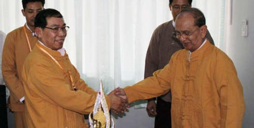 President Thein Sein and Lt-Gen Yawd Serk met in 2013