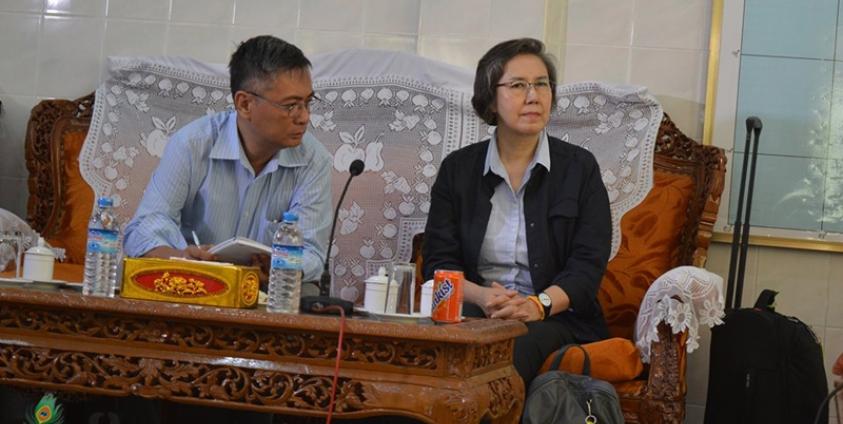 ကုလ ကိုယ်စားလှယ် မစ္စယန်ဟီးလီ၏ စစ်တွေ ခရီးစဉ် (ဓာတ်ပုံ - ကျော်မင်း/စစ်တွေ)