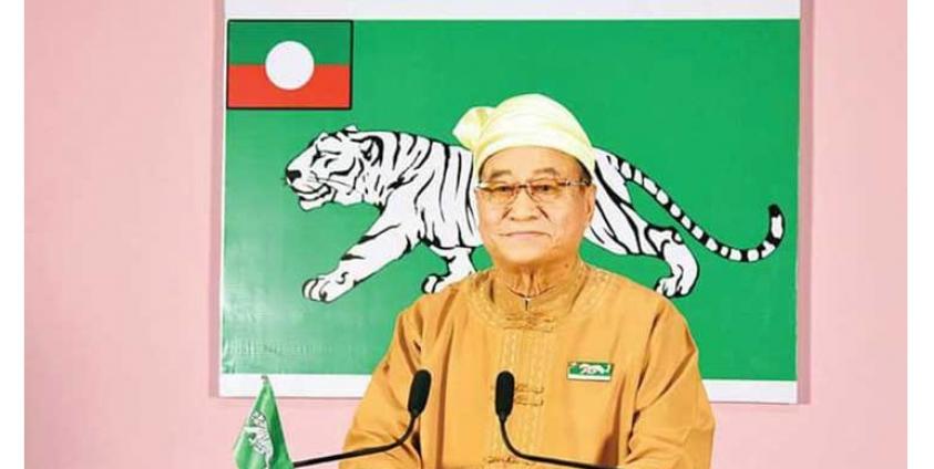 ရှမ်းတိုင်းရင်းသားများဒီမိုကရက်တစ်ပါတီ ဥက္ကဌ စိုင်းအိုက်ပေါင်းက