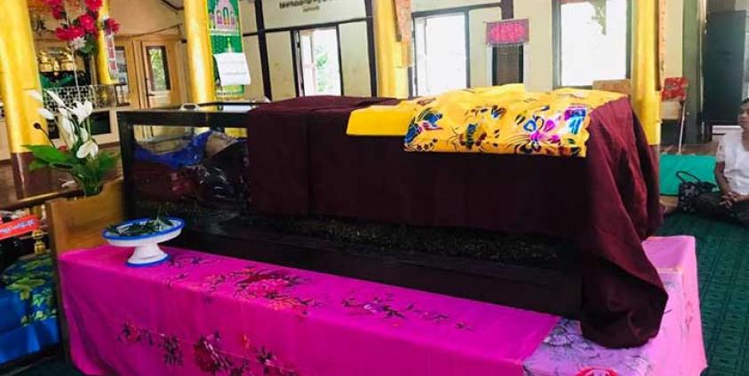 ကျောက်မဲမြို့ ဓမ္မမေဒနီကျောင်းတိုက်ကျောင်းထိုင်ဆရာတော် ဦးကလျာဏဝံသ (photo/Tham Yort)