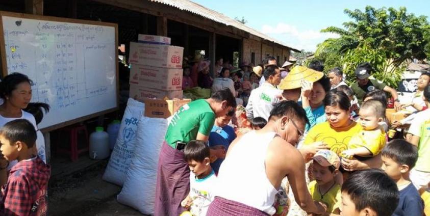 သီပေါမြို့နယ်အတွင်း မြောက်ပိုင်းမဟာမိတ်တပ် နှင့် RCSS တပ်တို့ ကြားတိုက်ပွဲကြောင့် စစ်ဘေးရှောင်ဒေသခံလူထု ၁၀၀၀ ကျော် အထိ တိုး (photo/Sipaw Youth)