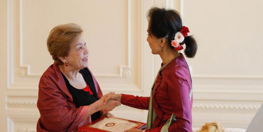 (Photo - Myanmar State Counsellor Office)