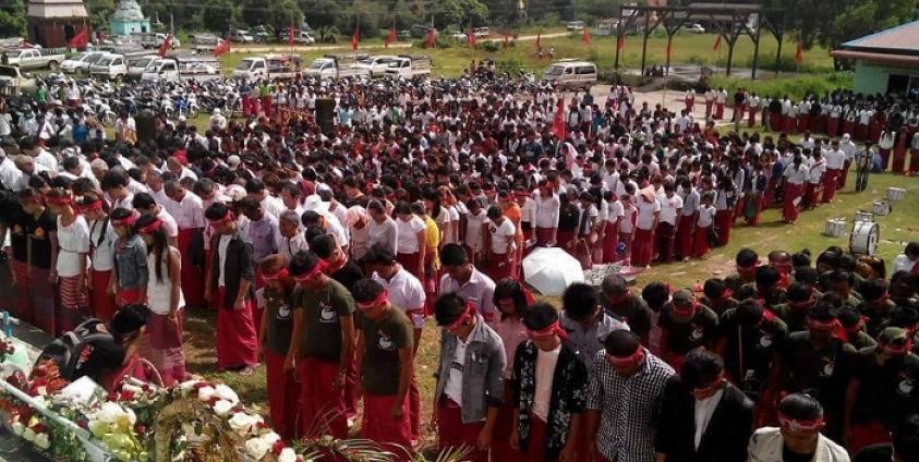 68th Mon Revolution Day Held in Japan Well Village (Photo: IMNA)