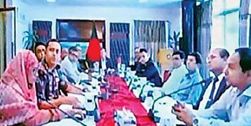 Myanmar and Bangladeshi officials discuss on June 14 the repatriation of Muslim refugees. (Photo: Ministry of Information)