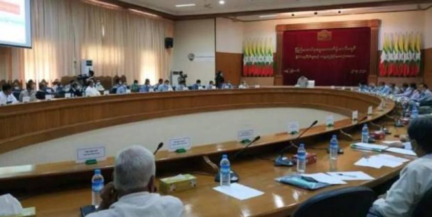 စစ်ကောင်စီ ရွေးကောက်ပွဲကော်မရှင်နှင့် နိုင်ငံရေးပါတီများ တွေ့ဆုံပွဲ