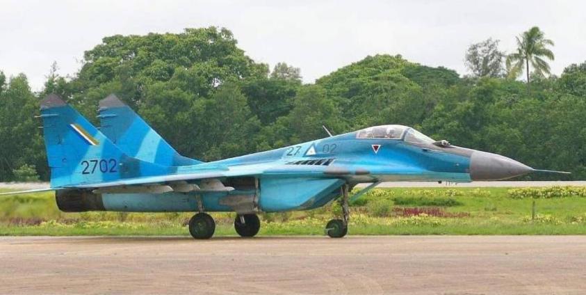 အာဏာသိမ်းစစ်ကောင်စီတပ်သုံး တိုက်လေယာဉ်အမျိုးအစားတခုပုံ