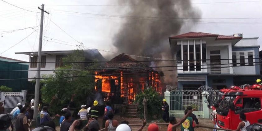 နေအိမ်မီးလောင်မှု မြင်ကွင်း(MNA)