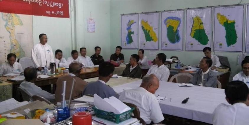 မွန်ပြည်နယ်ရွေးကောက်ပွဲကော်မရှင်အစည်းအဝေးတရပ်ကျင်းပစဉ်(MNA)