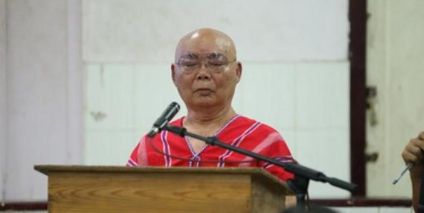 KNU ဥက္ကဌ ဗိုလ်ချုပ်ကြီး မူတူးစေးဖိုးအား တွေ့ရစဉ်။