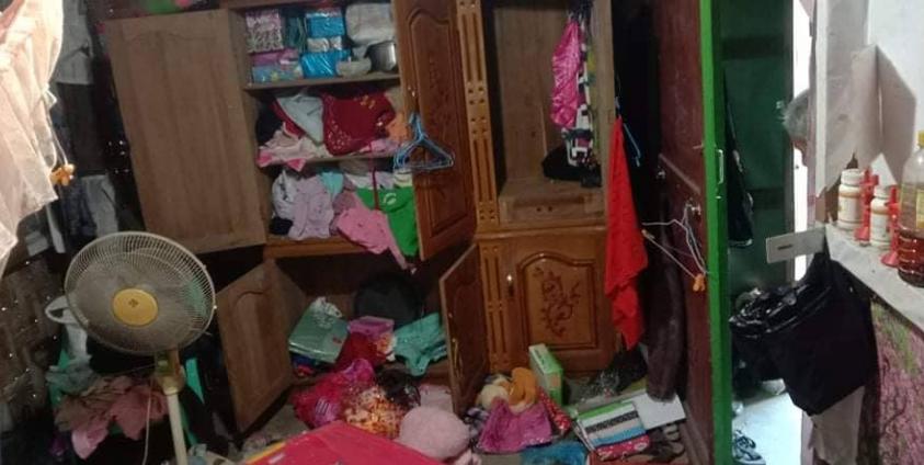 မိုးမောက်ဒေသခံ လုံဂျာ၊ နောင်ပေါင်း ကျေးရွာပြည်သူများ၏ နေအိမ်များကို စစ်ကောင်စီတပ် ဝင်ရောက်မွေနှောက်ခဲ့သည့် နေအိမ်များ