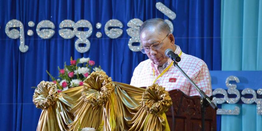 မွန်ပြည်သစ်ပါတီဥက္ကဌ နိုင်ထောမွန်(photo: MNA)