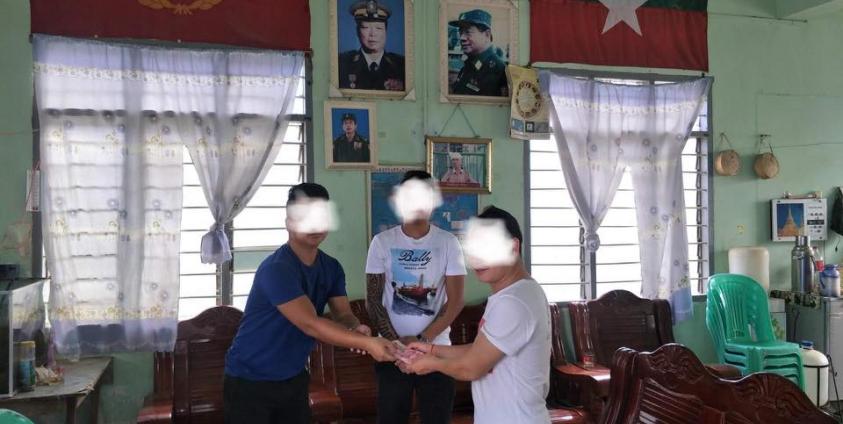 သျှမ်းပြည်မြောက်ပိုင်းမှ ကုန်သည်များ မိမိဆန္ဒအလျောက် SSPP/SSA ရုံးချုပ်သို့ရောက်ရှိကာ ကူညီထောက်ပ့ံမှုများပေးအပ် (Photo: SSPP Info)