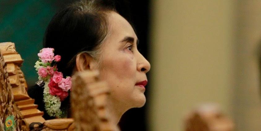 Myanmar State Counsellor Daw Aung San Suu Kyi. Photo: Min Min/Mizzima