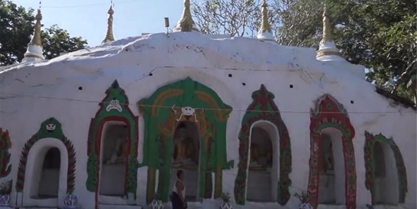 မင်းဗာဘုရင် တည်ထားကိုးကွယ်ခဲ့သော သမိုင်းဝင်ဂူဝဘုရားအား ဖူးတွေ့ရစဉ်။