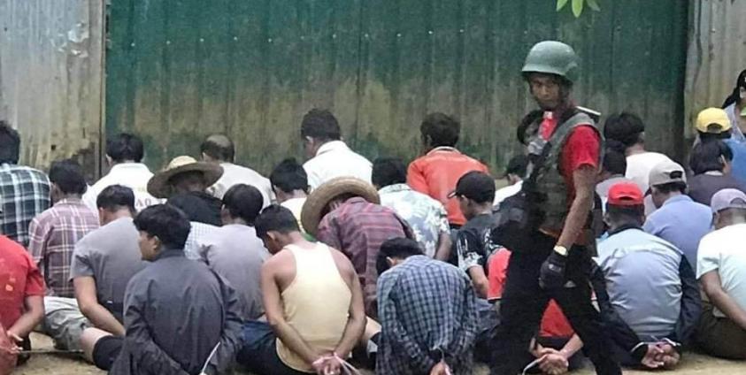 ဧပြီလ ၂၁ ရက်နေ့ စစ်ကောင်စီတပ်ဖွဲ့၏ ဖမ်းဆီးခံရသည့် ဖားကန့် မှော်ဘုံပြည်သူများ