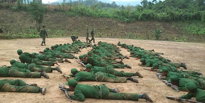  Soldiers from the ALA conducting a military exercise