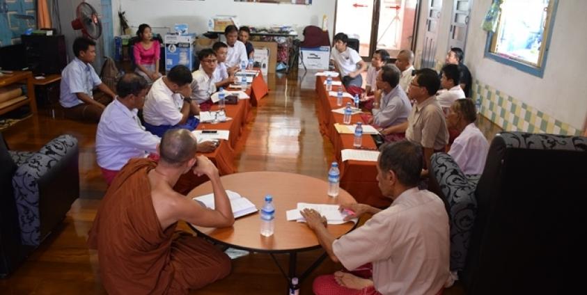 မွန်ကလောင်ရှင်များအသင်း (ယာယီ) အစည်းအဝေး (photo: MNA)