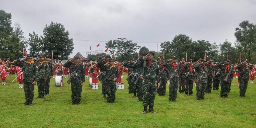 ( ၇၁) ကြိမ်မြောက် မွန်တော်လှန်ရေးနေ့ အခမ်းအနား(ဓါတ်ပုံ-မွန်ပြည်သစ်သတင်းစဉ်)