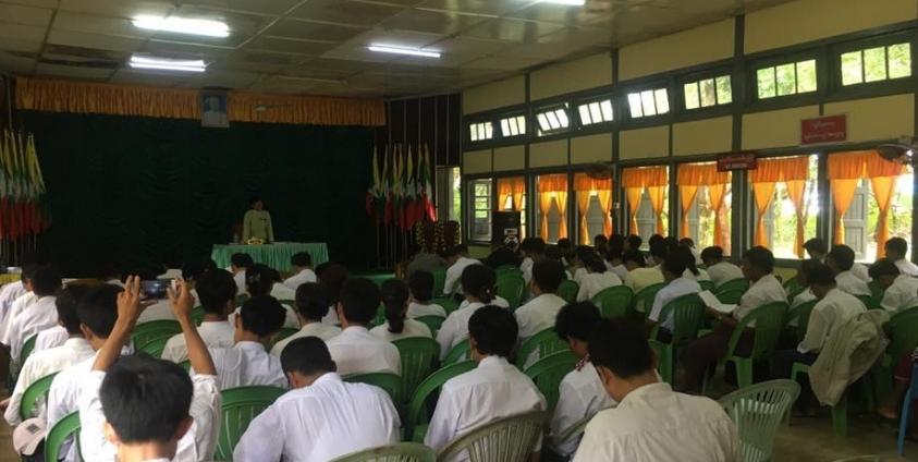 ရေးမြို့နယ်လုံခြံုရေးအထူးအစည်းအဝေး(photo: ရေးတော်ဝင်)