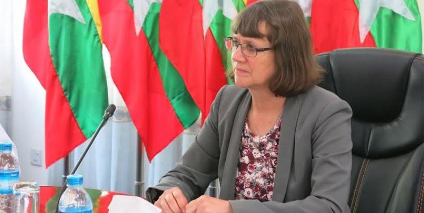 German ambassador to Myanmar Dorothee Janetzke-Wenzel. Photo: Annika Banggerter