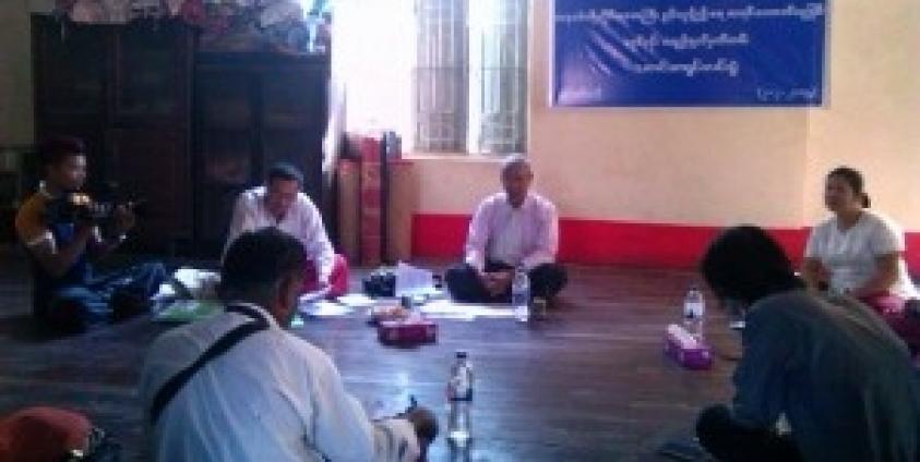 Press Conference of the Mon Population Collecting Group (Ko Thu)